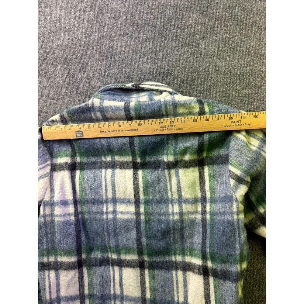 Montgomery‎ Ward CPO Jacket Mens M Blue Green Wool Blend Vintage Shirt Jacket